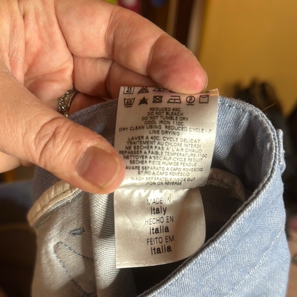 See by Chloé Carpenter Light Blue Jeans Size 6 - Picture 11 of 11